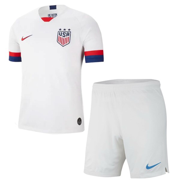 Camiseta Estados Unidos Primera equipo Niños 2019 Blanco